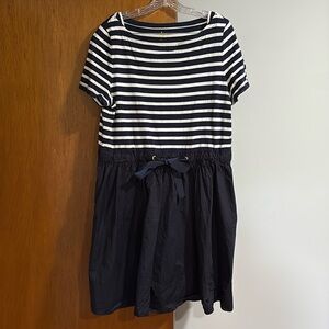 Kate Spade Blue and White Striped Dress